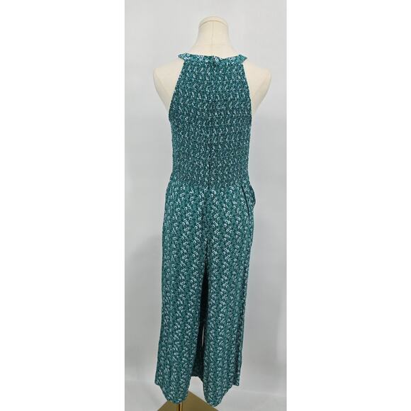 Loft Floral Smocked Jumpsuit - Picture 3 of 5